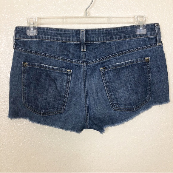 Vince Cutoff Distressed Denim Shorts - Picture 4 of 8